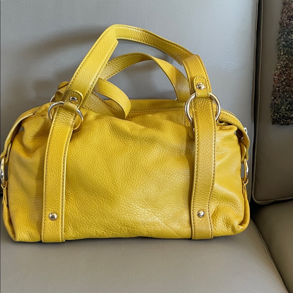 Michael Kors Vibrant Yellow Handbag - Picture 2 of 16